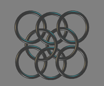 eight maile rings
